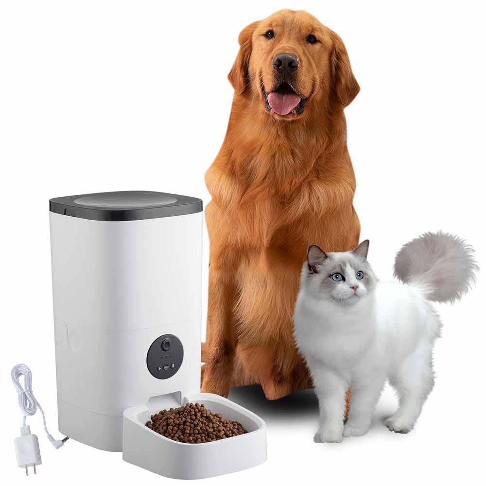 6L Smart Automatic Cat Dog Feeder with Camera