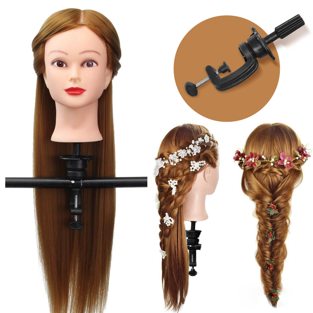 18" Salon Cosmetology Training Head Hair Hairdressing Practice Mannequin