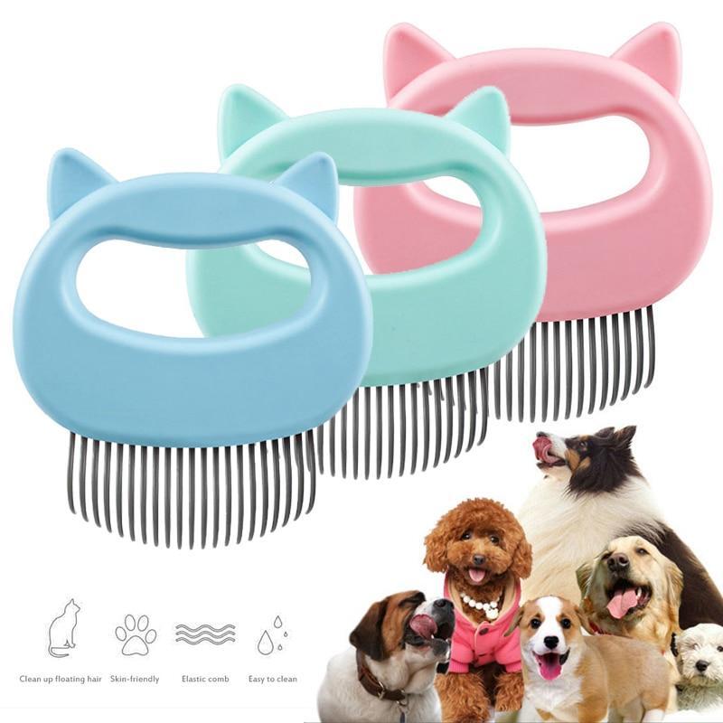 Pet Hair Removal Massaging Shell Comb